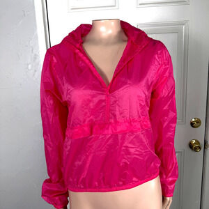 Vintage Y2K Nike Women's Windbreaker Coat Jacket Small Lightweight Hooded Y22